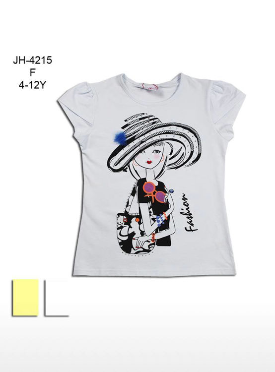 Picture of JH4215 GIRLS FANCY COTTON TOP
